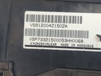 2013 Hyundai Santa Fe Fusebox Fuse Box Panel Relay Module P/N:VS912004Z150ZA Fits OEM Used Auto Parts - Oemusedautoparts1.co