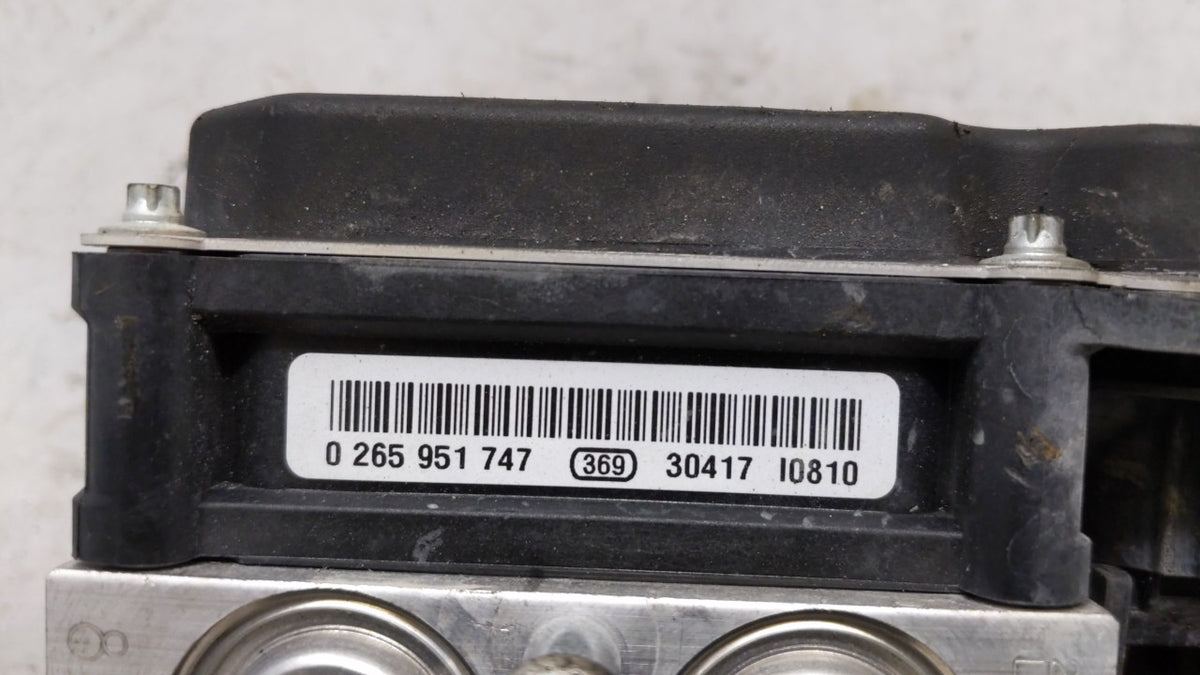 2011-2013 Hyundai Sonata Anti-Lock Brake ABS Pump Module Actuator OEM P/N:0 265 238 094 58920-3Q500 Fits Fits 2011 2012 2013