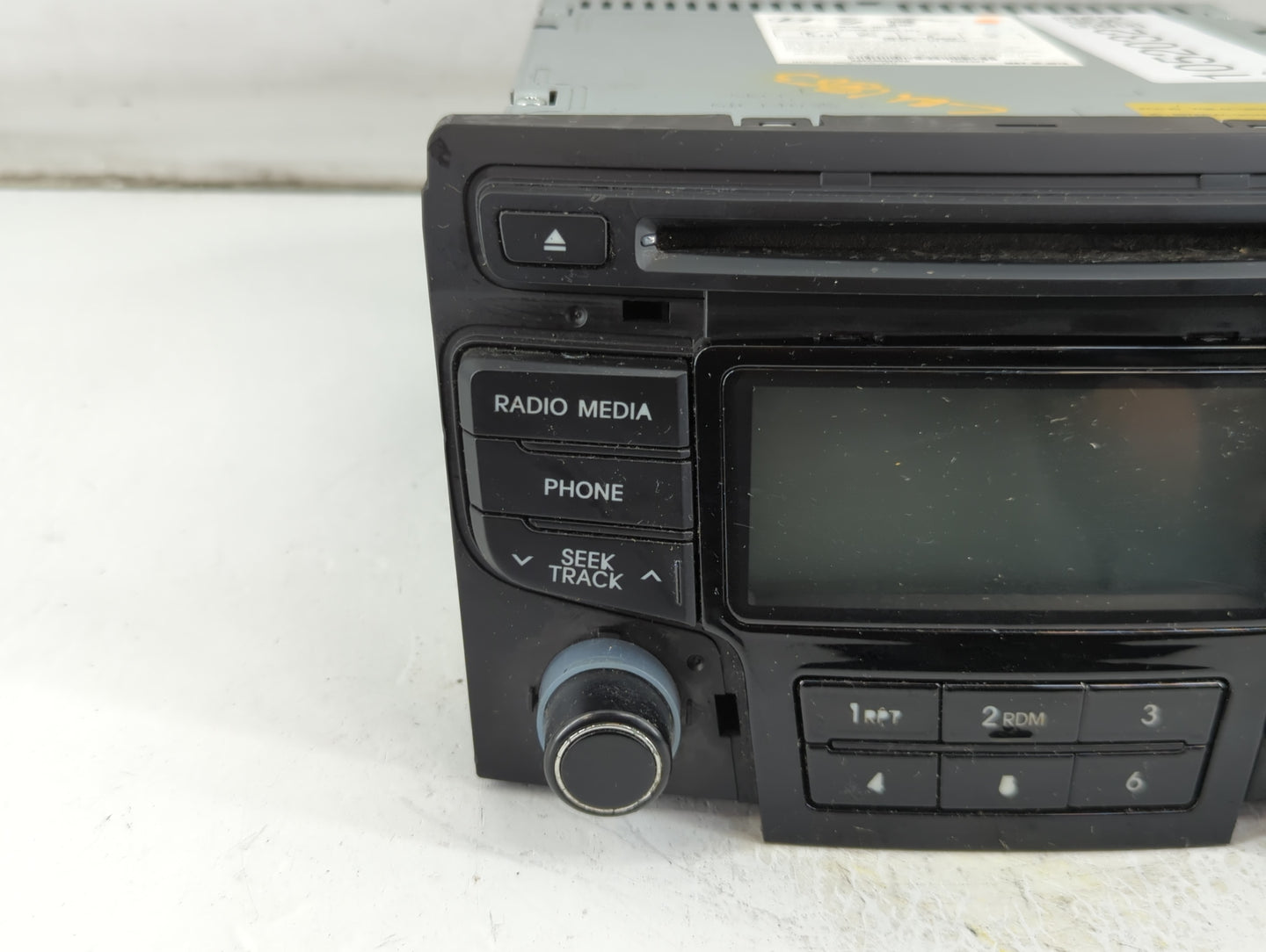 2013 Hyundai Sonata Radio AM FM Cd Player Receiver Replacement P/N:96180-3Q700 Fits OEM Used Auto Parts - Oemusedautoparts1.