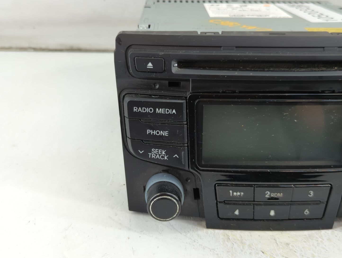 2013 Hyundai Sonata Radio AM FM Cd Player Receiver Replacement P/N:96180-3Q700 Fits OEM Used Auto Parts - Oemusedautoparts1.