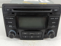 2013 Hyundai Sonata Radio AM FM Cd Player Receiver Replacement P/N:96180-3Q700 Fits OEM Used Auto Parts - Oemusedautoparts1.