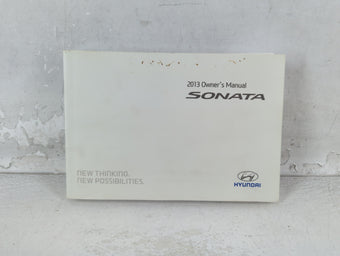 compare product 2013 Hyundai Sonata Owners Manual Book Guide P/N:A3S0-EU34F OEM Used Auto Parts