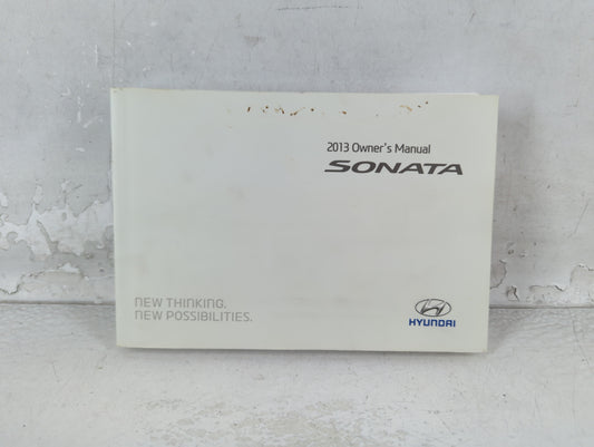 2013 Hyundai Sonata Owners Manual Book Guide P/N:A3S0-EU34F OEM Used Auto Parts - Oemusedautoparts1.com