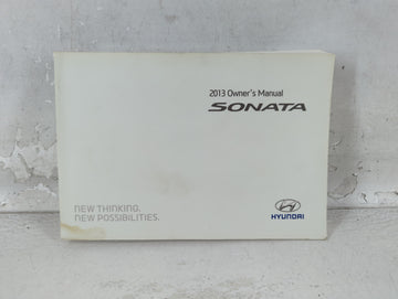 2013 Hyundai Sonata Owners Manual Book Guide P/N:A3S0-EU28C OEM Used Auto Parts - Oemusedautoparts1.com
