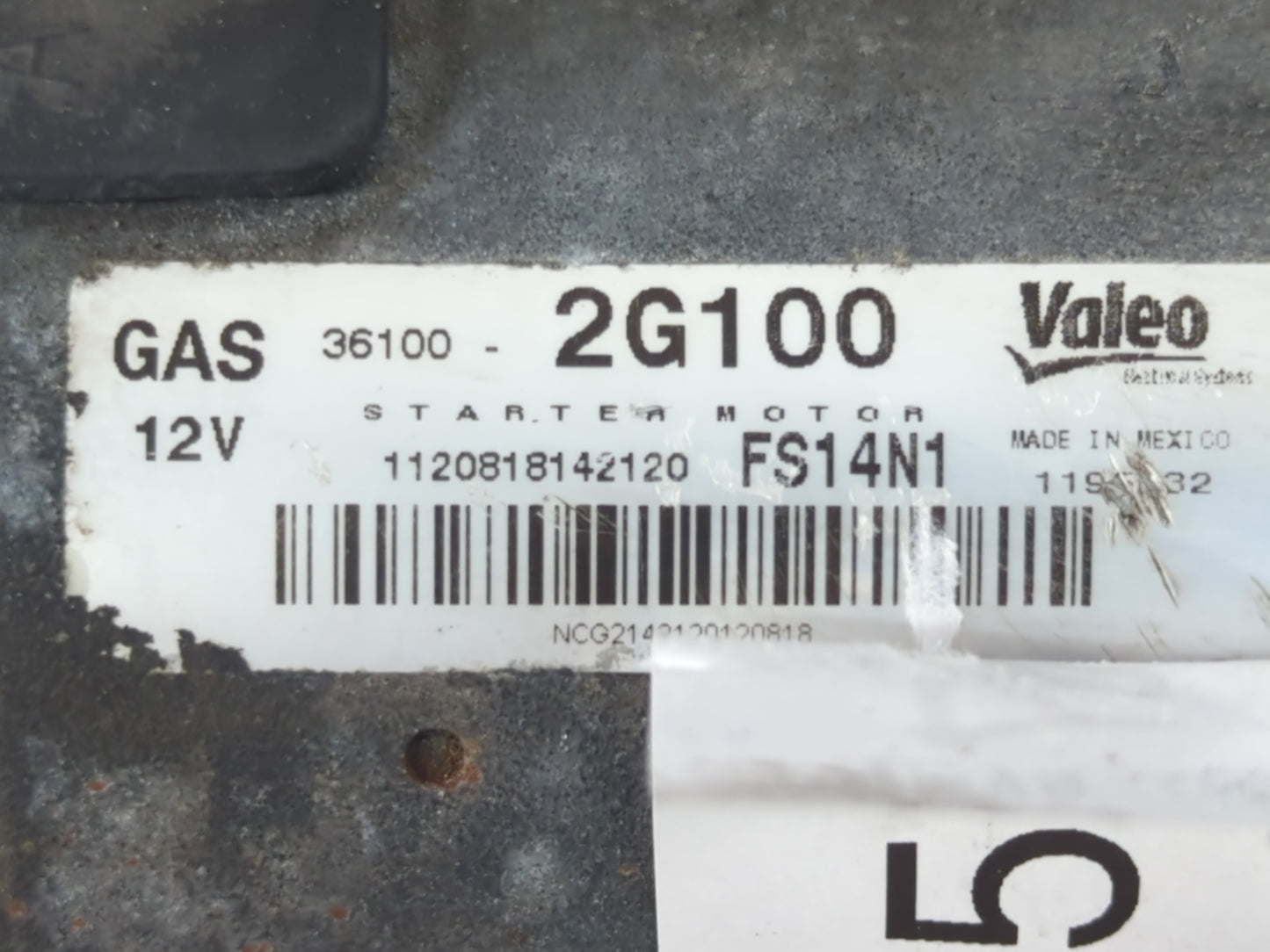 2008-2014 Hyundai Sonata Car Starter Motor Solenoid OEM P/N:36100-2G100 Fits Fits 2008 2009 2010 2011 2012 2013 2014 OEM Use