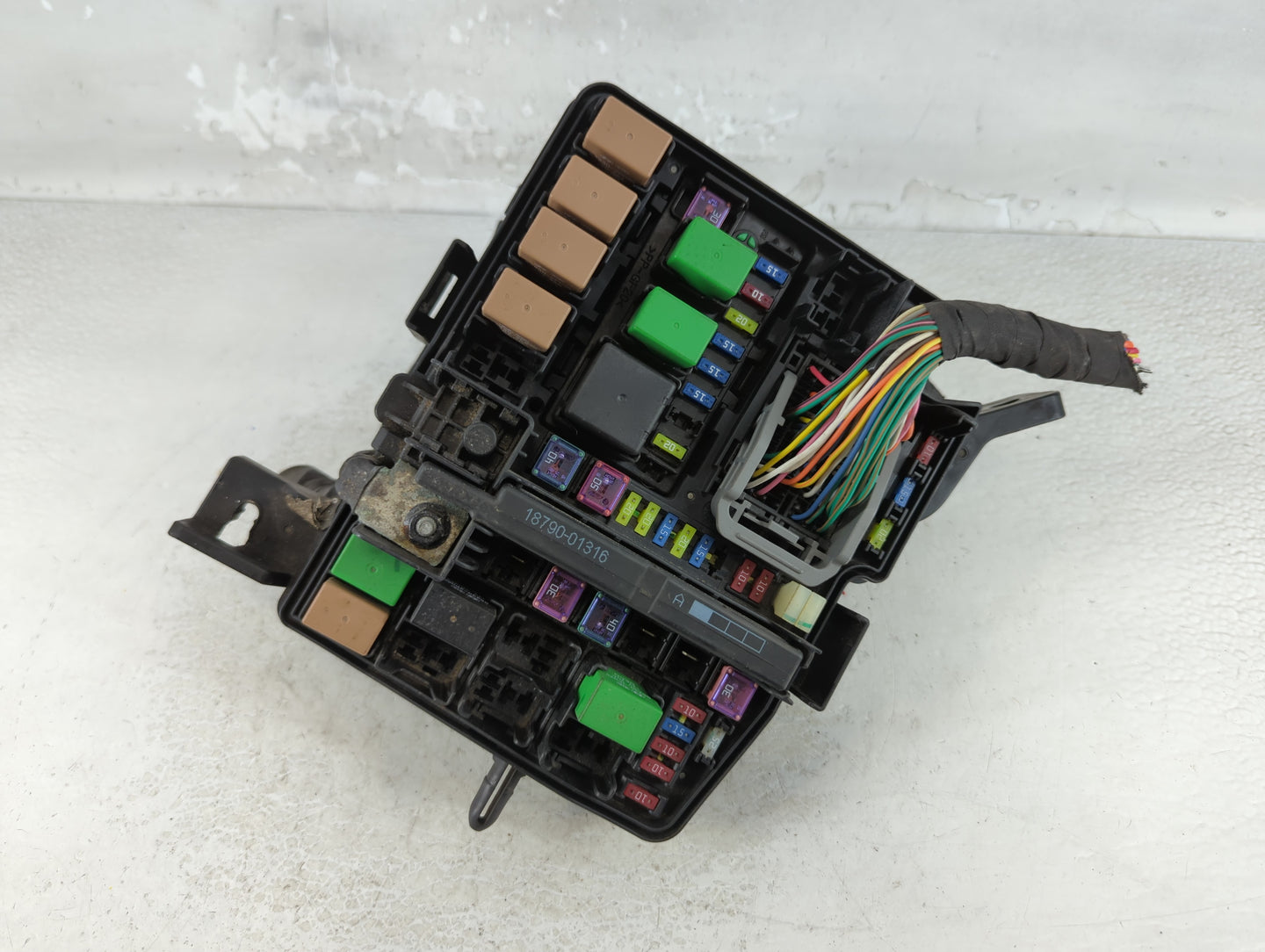 2011-2014 Hyundai Sonata Fusebox Fuse Box Panel Relay Module P/N:VS912003Q194YB Fits Fits 2011 2012 2013 2014 OEM Used Auto 