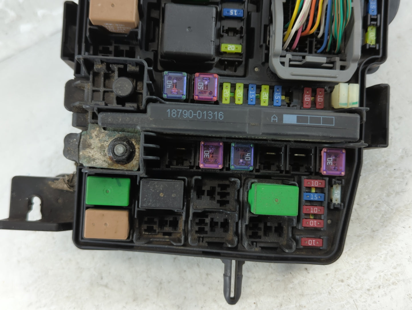 2011-2014 Hyundai Sonata Fusebox Fuse Box Panel Relay Module P/N:VS912003Q194YB Fits Fits 2011 2012 2013 2014 OEM Used Auto 
