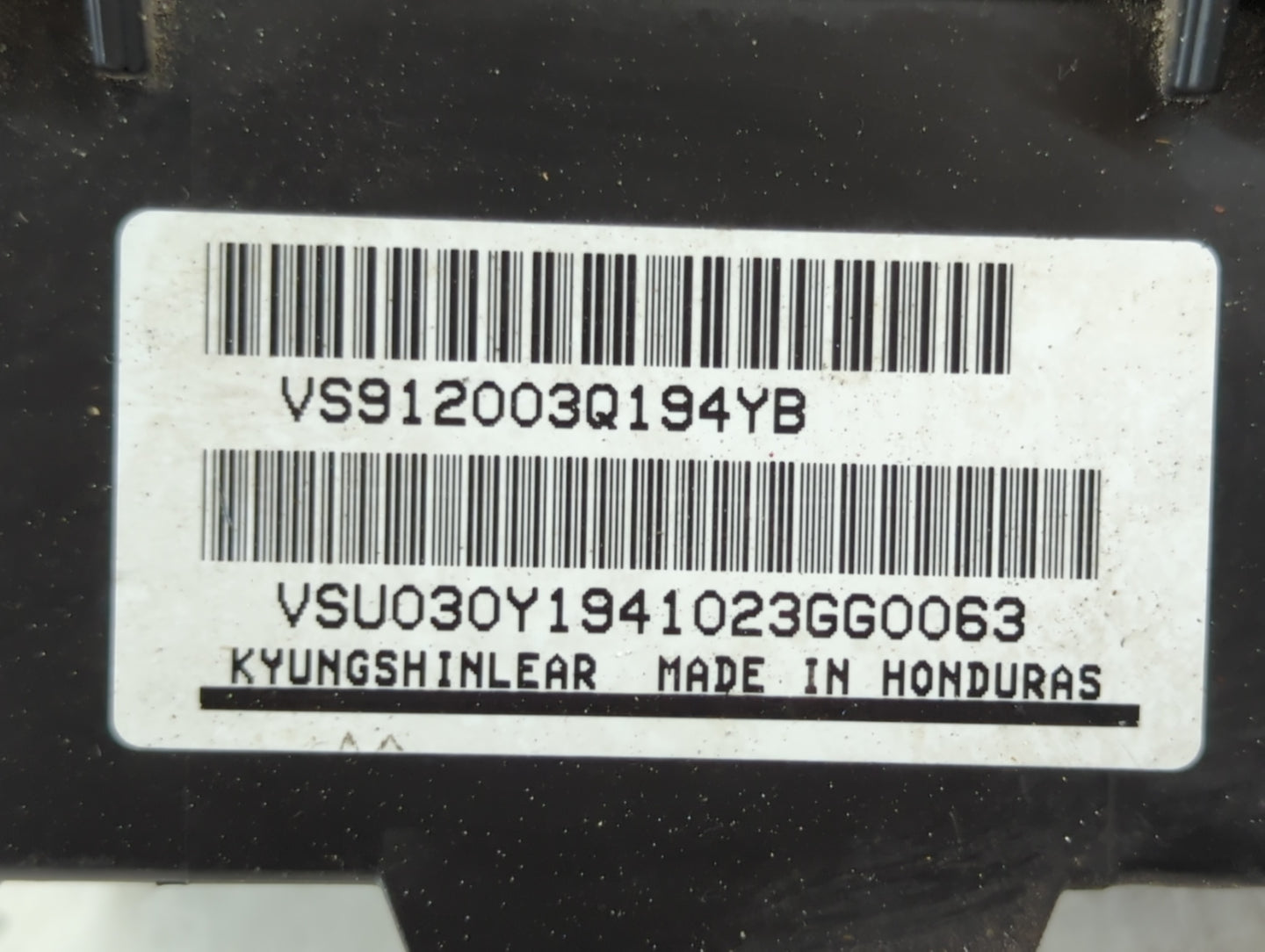 2011-2014 Hyundai Sonata Fusebox Fuse Box Panel Relay Module P/N:VS912003Q194YB Fits Fits 2011 2012 2013 2014 OEM Used Auto 