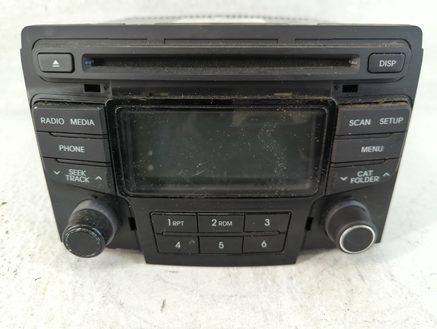 2013-2014 Hyundai Sonata Radio AM FM Cd Player Receiver Replacement P/N:96180-3Q700 96560-4R7064X Fits Fits 2013 2014 OEM Us