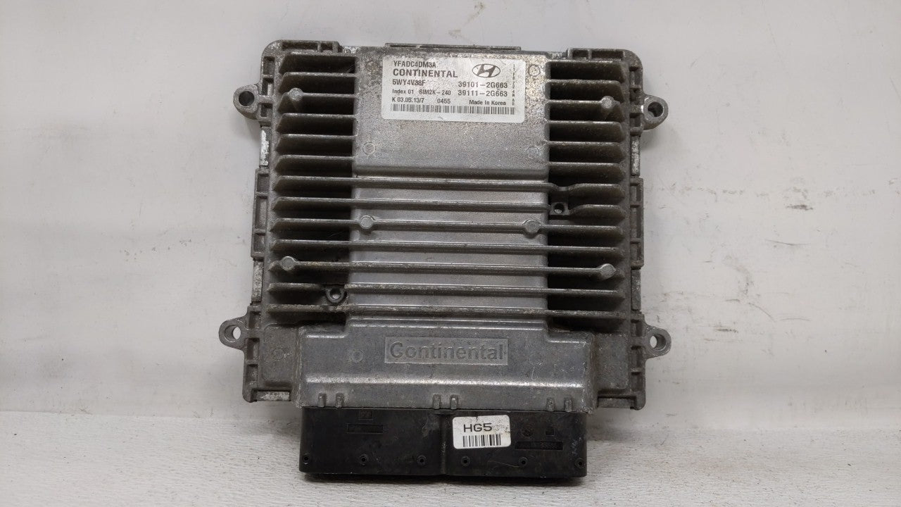 2011-2014 Hyundai Sonata PCM Engine Control Computer ECU ECM PCU OEM P/N:39101-2G661 39111-2G661 Fits Fits 2011 2012 2013 20