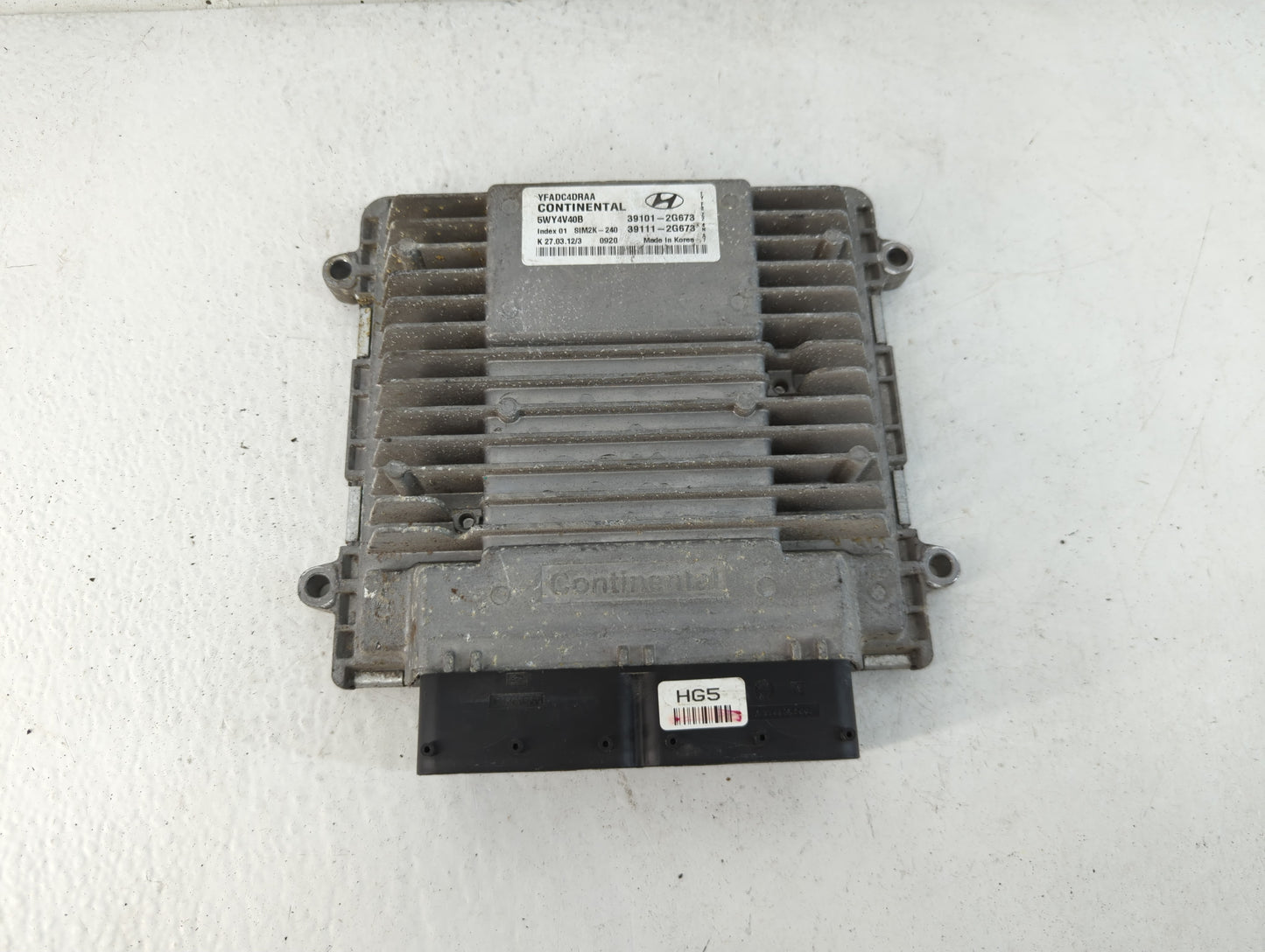 2011-2014 Hyundai Sonata PCM Engine Control Computer ECU ECM PCU OEM P/N:39111-2G673 39101-2G673 Fits Fits 2011 2012 2013 20