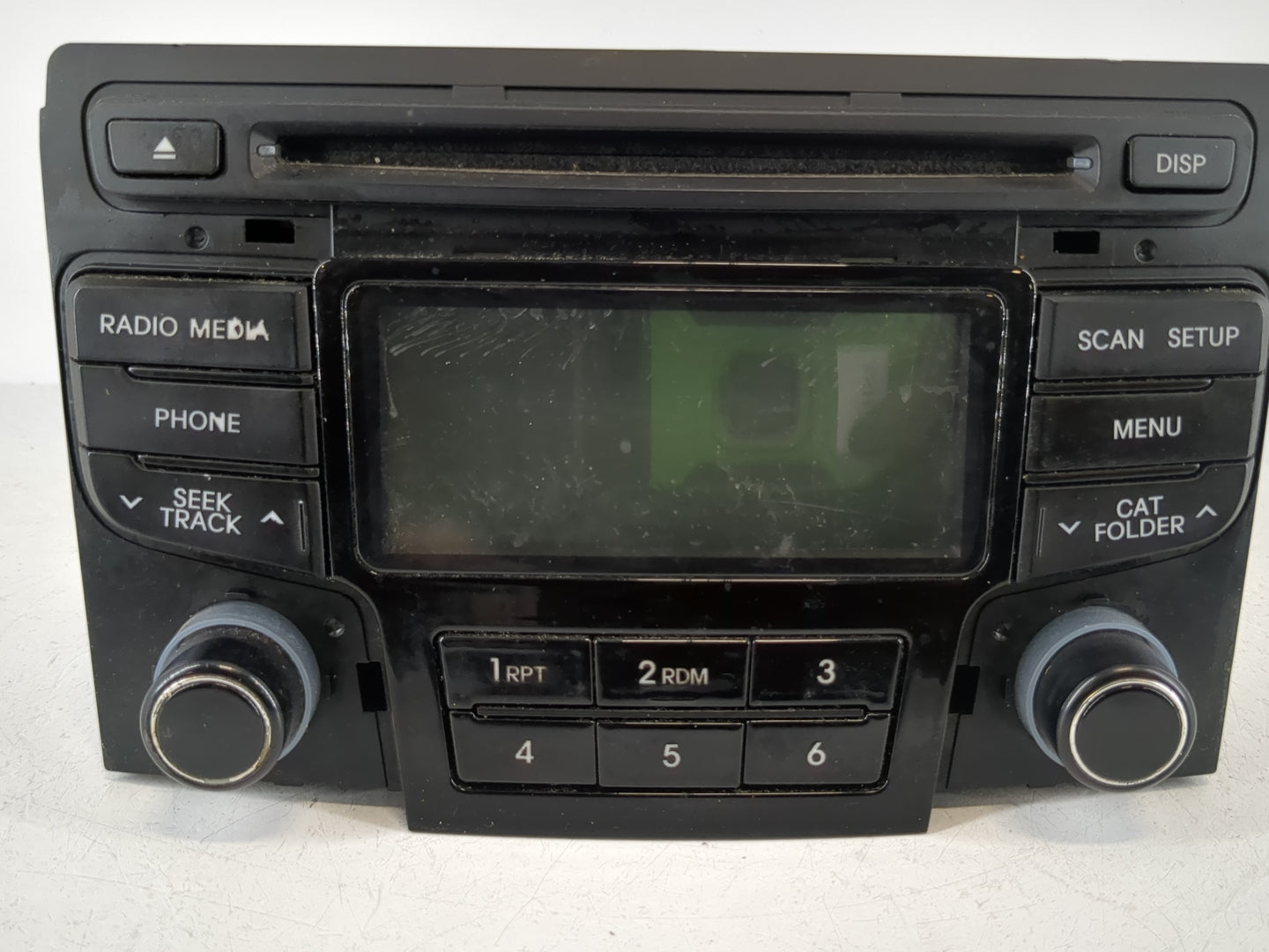 2012-2014 Hyundai Sonata Radio AM FM Cd Player Receiver Replacement P/N:96180-3Q700 Fits Fits 2012 2013 2014 OEM Used Auto P