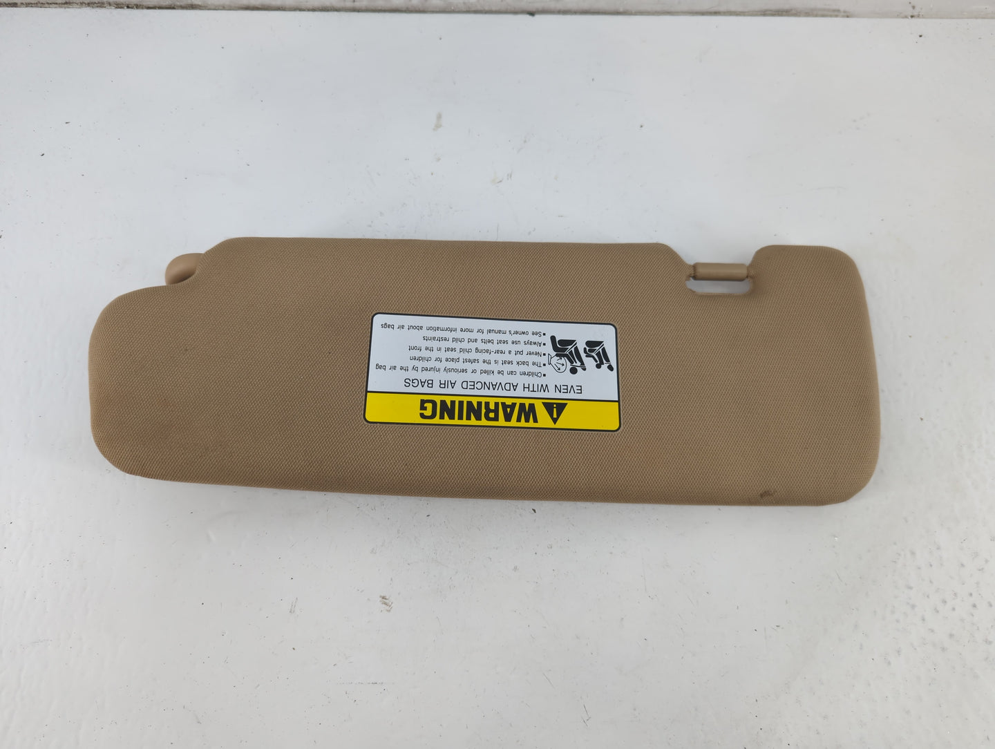 2012-2014 Hyundai Sonata Sun Visor Shade Replacement Passenger Right Mirror Fits Fits 2012 2013 2014 OEM Used Auto Parts - O