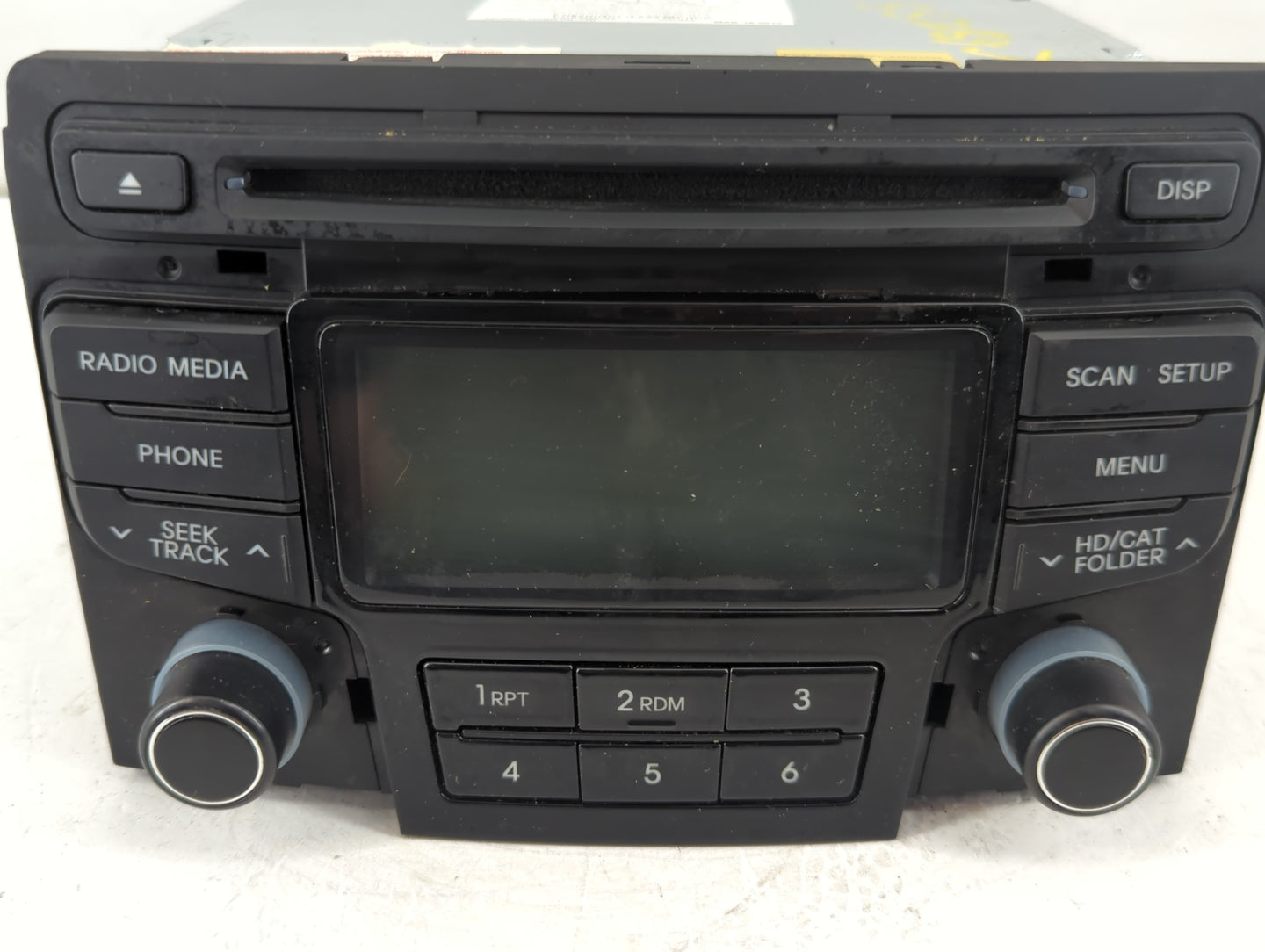 2013 Hyundai Sonata Radio AM FM Cd Player Receiver Replacement P/N:96190-3Q700 Fits OEM Used Auto Parts - Oemusedautoparts1.