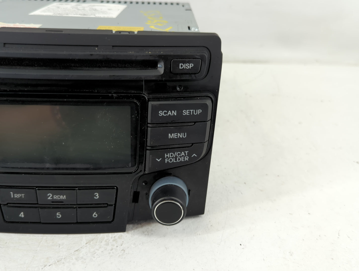 2013 Hyundai Sonata Radio AM FM Cd Player Receiver Replacement P/N:96190-3Q700 Fits OEM Used Auto Parts - Oemusedautoparts1.