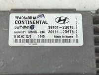 2011-2014 Hyundai Sonata PCM Engine Control Computer ECU ECM PCU OEM P/N:39111-2G678 39101-2G678 Fits Fits 2011 2012 2013 20