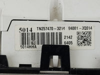 2011-2014 Hyundai Sonata Instrument Cluster Speedometer Gauges P/N:94001-3Q014 Fits Fits 2011 2012 2013 2014 OEM Used Auto P