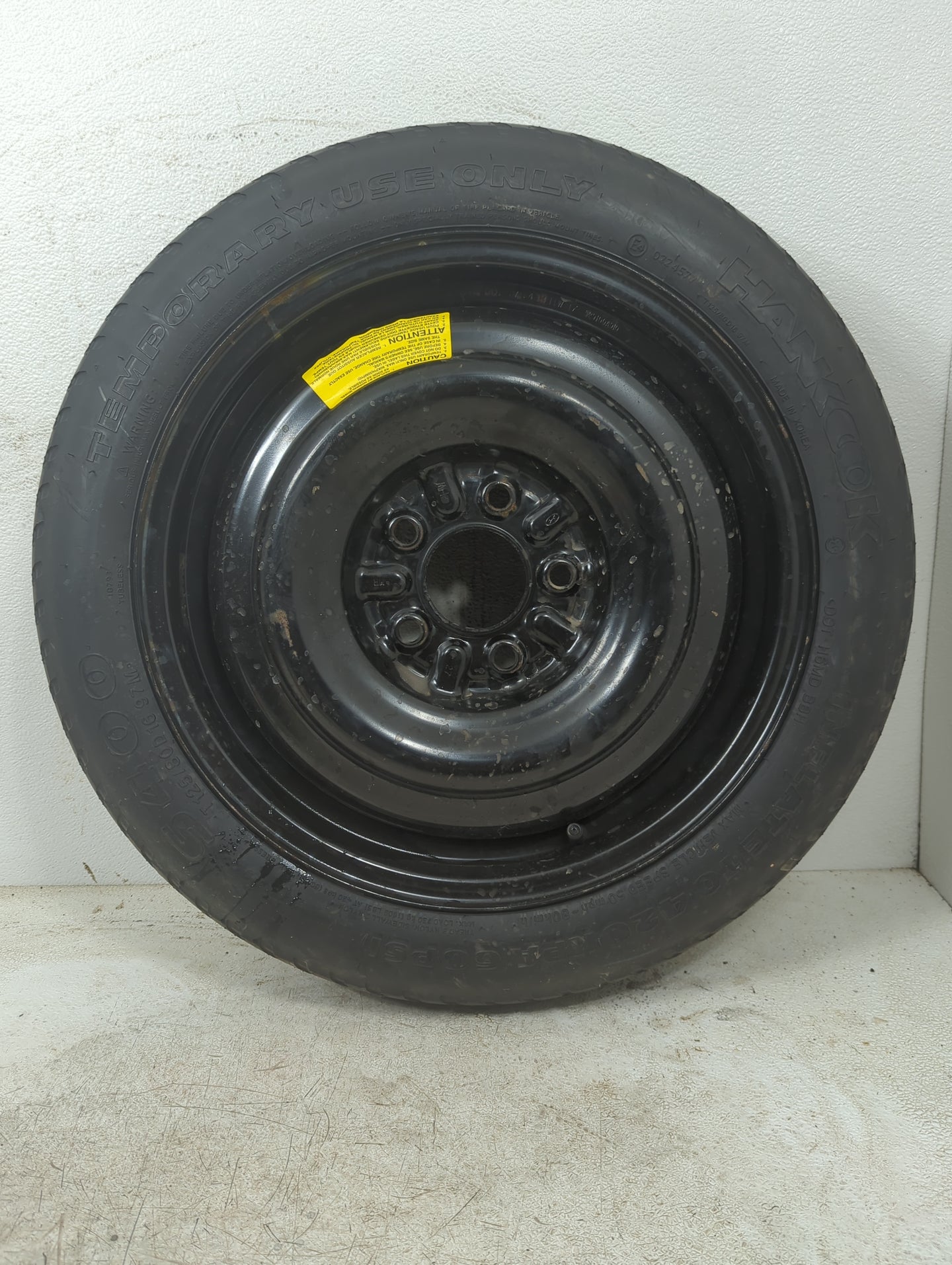 2006-2017 Hyundai Sonata Spare Donut Tire Wheel Rim Oem 1127791 - Oemusedautoparts1.com