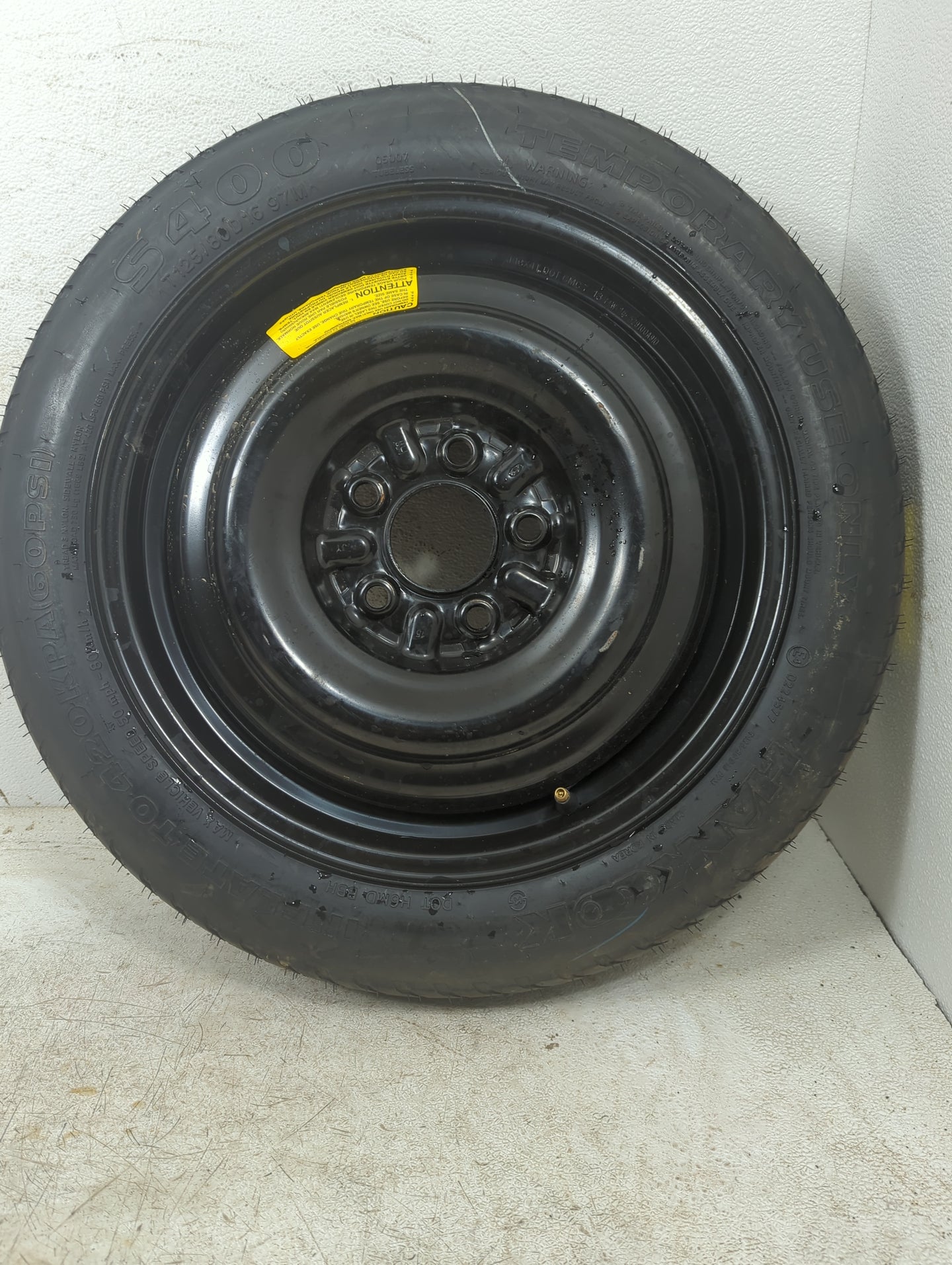 2006-2017 Hyundai Sonata Spare Donut Tire Wheel Rim Oem 1127791 - Oemusedautoparts1.com