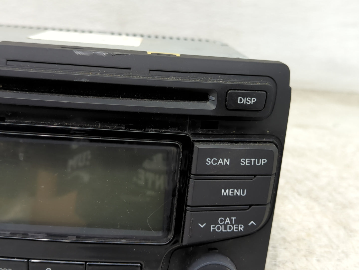 2013-2014 Hyundai Sonata Radio AM FM Cd Player Receiver Replacement Fits Fits 2013 2014 OEM Used Auto Parts - Oemusedautopar