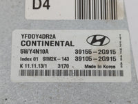 2011-2014 Hyundai Sonata PCM Engine Control Computer ECU ECM PCU OEM P/N:39105-2G915 39155-2G915 Fits Fits 2011 2012 2013 20