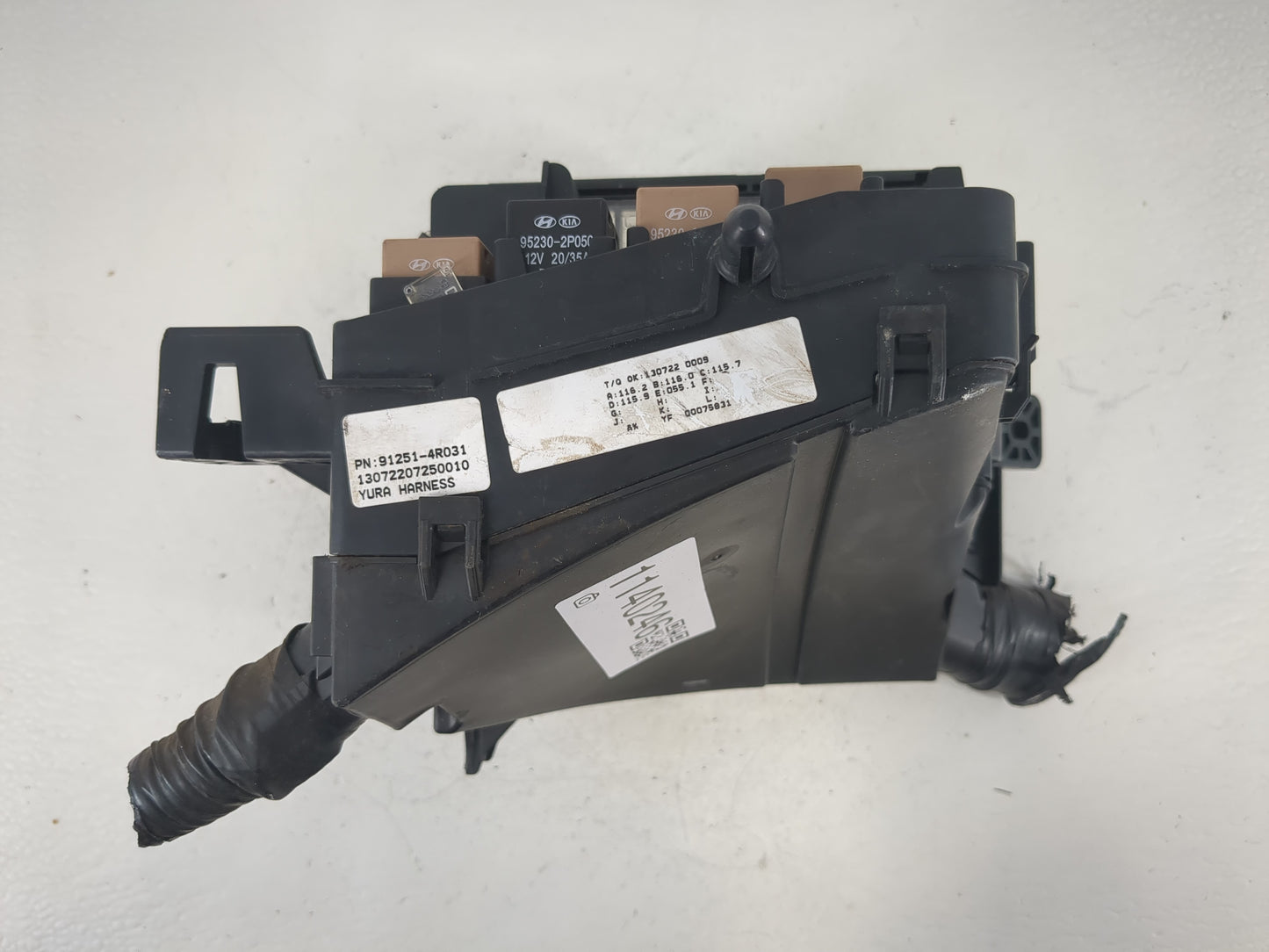 2013-2015 Hyundai Sonata Fusebox Fuse Box Panel Relay Module P/N:91251-4R031 Fits Fits 2013 2014 2015 OEM Used Auto Parts - 