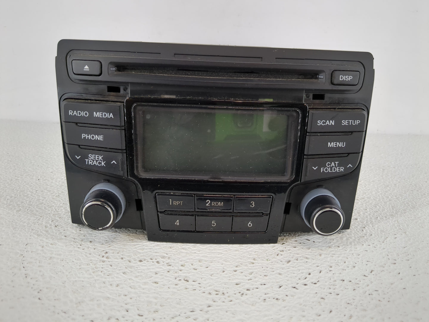 2013 Hyundai Sonata Radio AM FM Cd Player Receiver Replacement P/N:96180-3Q700 Fits OEM Used Auto Parts - Oemusedautoparts1.
