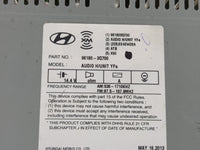 2013 Hyundai Sonata Radio AM FM Cd Player Receiver Replacement P/N:96180-3Q700 Fits OEM Used Auto Parts - Oemusedautoparts1.