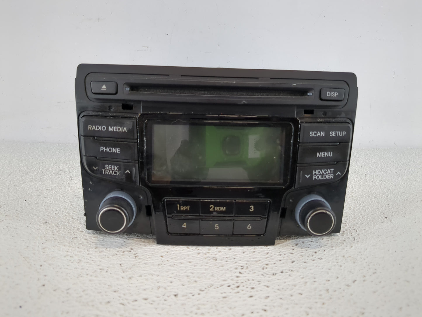2013 Hyundai Sonata Radio AM FM Cd Player Receiver Replacement P/N:96190-3Q600 Fits OEM Used Auto Parts - Oemusedautoparts1.