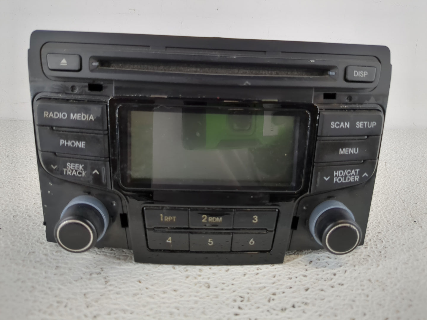 2013 Hyundai Sonata Radio AM FM Cd Player Receiver Replacement P/N:96190-3Q600 Fits OEM Used Auto Parts - Oemusedautoparts1.