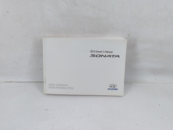 compare product 2013 Hyundai Sonata Owners Manual Book Guide P/N:A3S0-EU2NE OEM Used Auto Parts