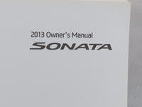 2013 Hyundai Sonata Owners Manual Book Guide P/N:A3S0-EU2NE OEM Used Auto Parts - Oemusedautoparts1.com