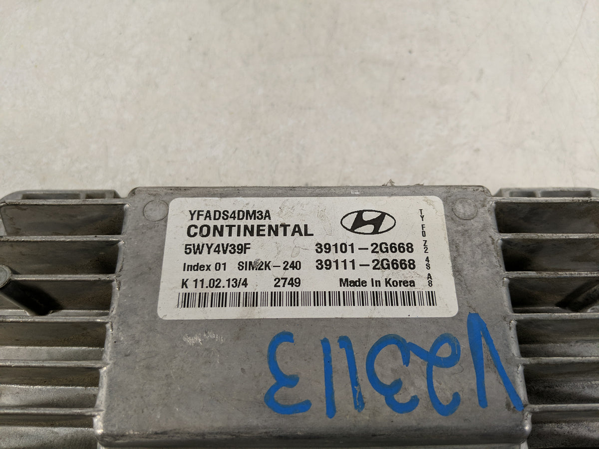 2011-2014 Hyundai Sonata PCM Engine Control Computer ECU ECM PCU OEM P/N:39111-2G668 39101-2G668 Fits 2011 2012 2013 2014 OE