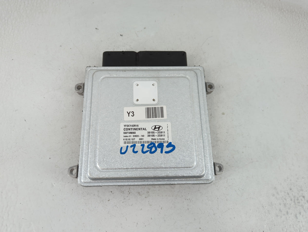 2011-2015 Hyundai Sonata PCM Engine Control Computer ECU ECM PCU OEM P/N:39105-2G912 39155-2G912 Fits 2011 2012 2013 2014 20