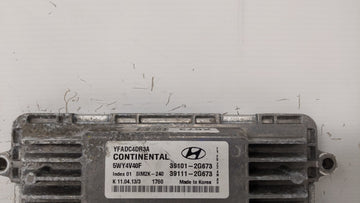 2011-2014 Hyundai Sonata PCM Engine Control Computer ECU ECM PCU OEM P/N:39101-2G661 39111-2G661 Fits Fits 2011 2012 2013 2014 OEM Used Auto Parts
