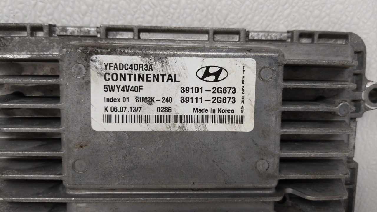 2011-2014 Hyundai Sonata PCM Engine Control Computer ECU ECM PCU OEM P/N:39101-2G661 39111-2G661 Fits Fits 2011 2012 2013 20