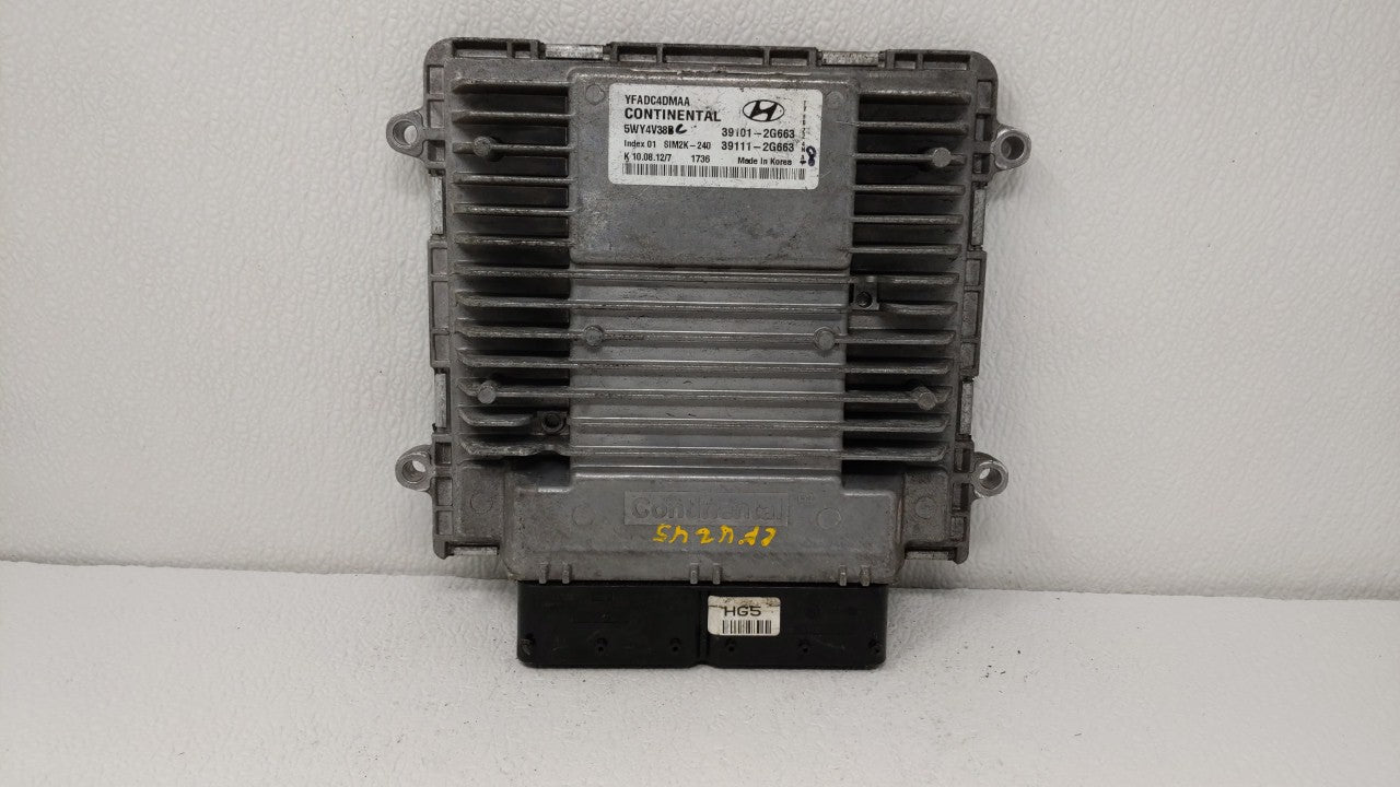 2011-2014 Hyundai Sonata PCM Engine Control Computer ECU ECM PCU OEM P/N:39101-2G661 39111-2G661 Fits Fits 2011 2012 2013 20