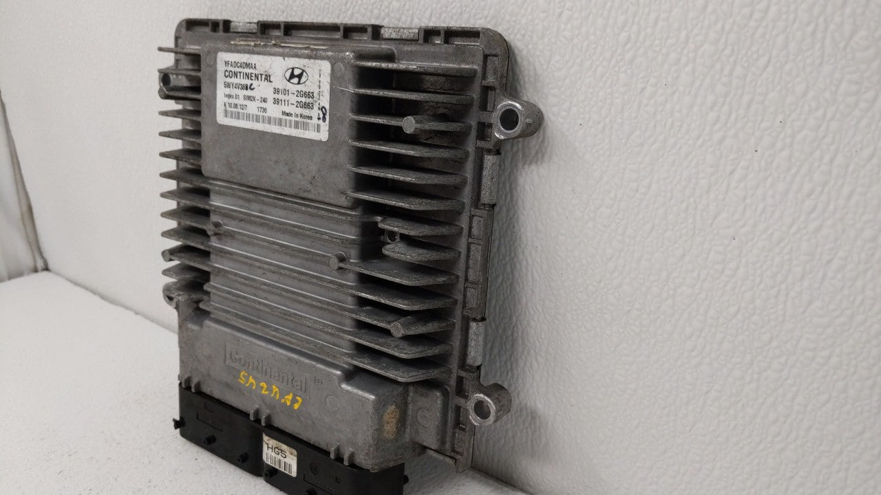 2011-2014 Hyundai Sonata PCM Engine Control Computer ECU ECM PCU OEM P/N:39101-2G661 39111-2G661 Fits Fits 2011 2012 2013 20