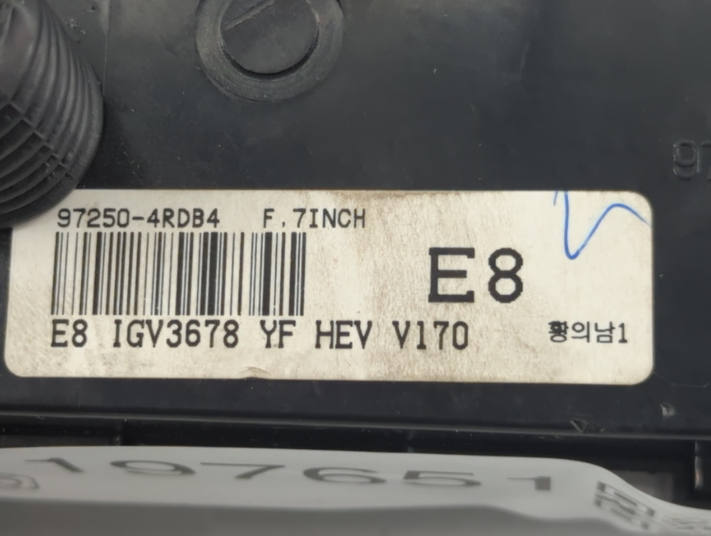 2011-2013 Hyundai Sonata Climate Control Module Temperature AC/Heater Replacement P/N:97250-4RD24 Fits Fits 2011 2012 2013 O