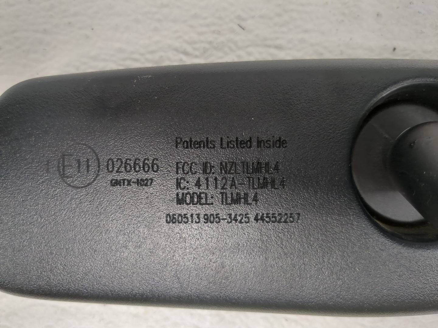 2011-2019 Hyundai Sonata Interior Rear View Mirror Replacement OEM P/N:E11026666 Fits OEM Used Auto Parts - Oemusedautoparts