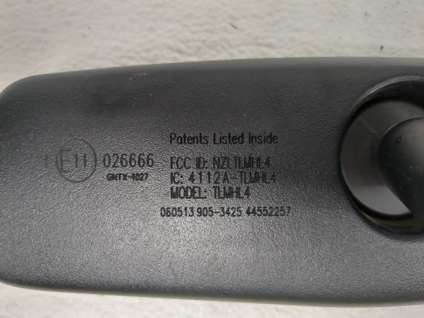 2011-2019 Hyundai Sonata Interior Rear View Mirror Replacement OEM P/N:E11026666 Fits OEM Used Auto Parts - Oemusedautoparts