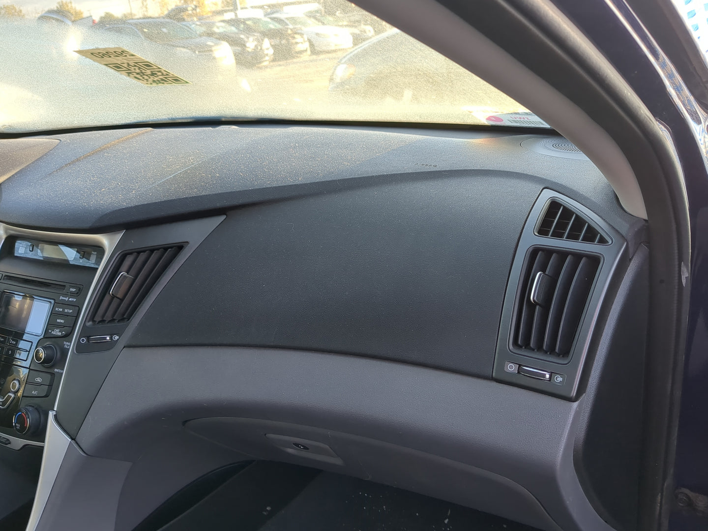 2011-2014 Hyundai Sonata Air Bag Passenger Right Dashboard OEM Fits Fits 2011 2012 2013 2014 OEM Used Auto Parts - Oemusedau