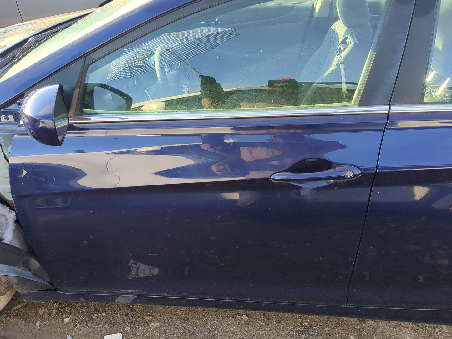 2011-2014 Hyundai Sonata Driver Front Door Oem 1212891 - Oemusedautoparts1.com