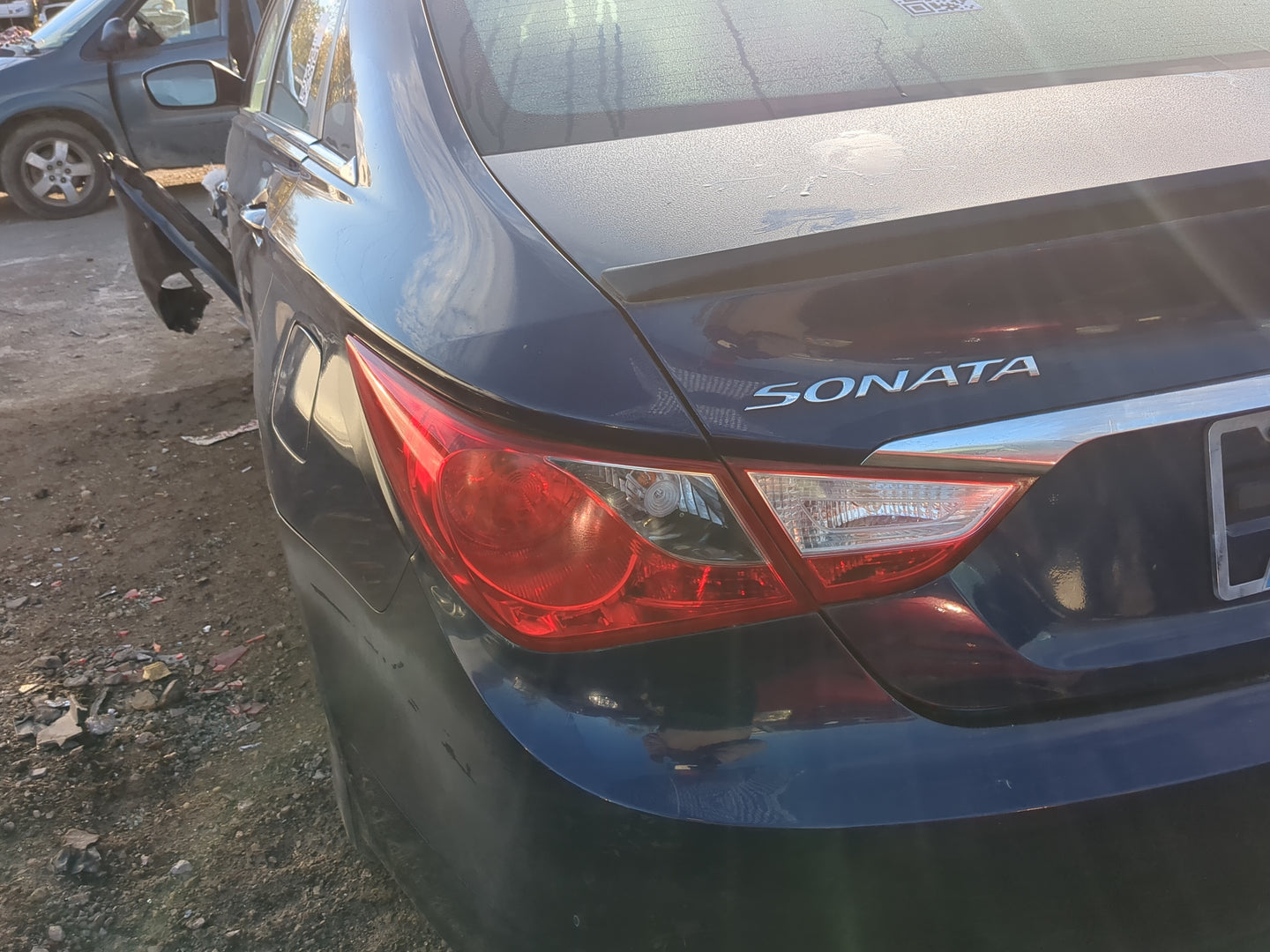 2011-2014 Hyundai Sonata Tail Light Assembly Driver Left OEM Fits Fits 2011 2012 2013 2014 OEM Used Auto Parts - Oemusedauto