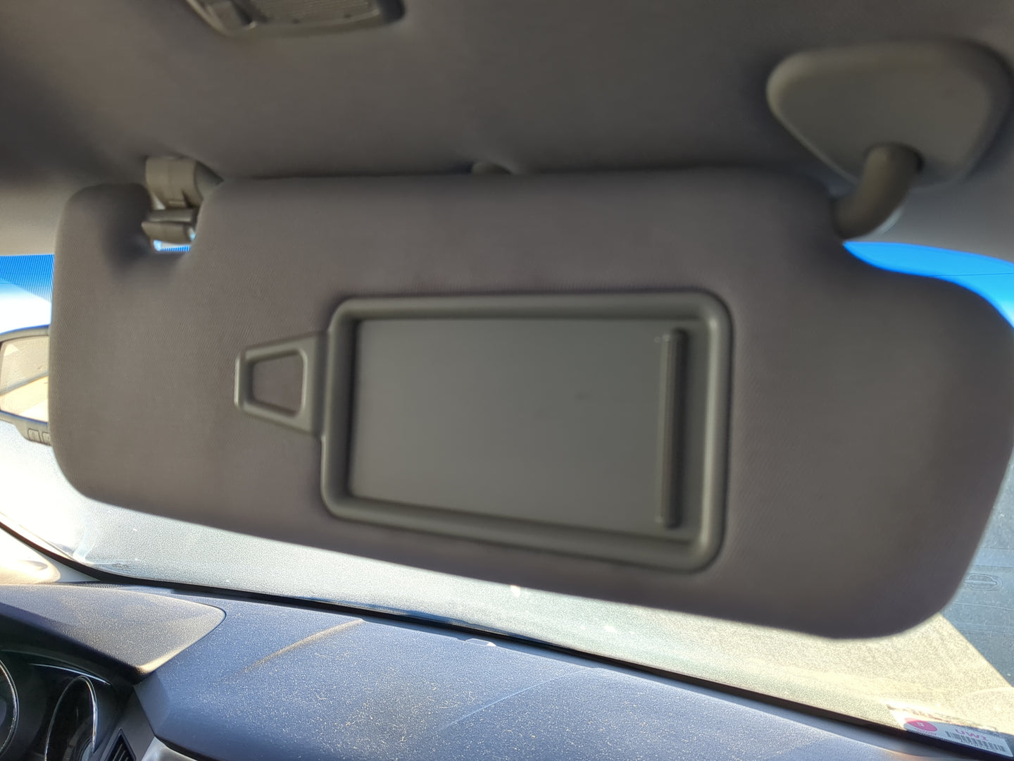 2011-2015 Hyundai Sonata Sun Visor Shade Replacement Passenger Right Mirror Fits Fits 2011 2012 2013 2014 2015 OEM Used Auto