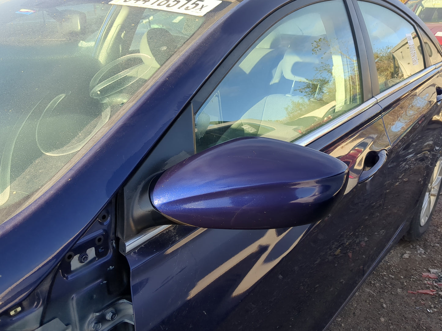 2011-2014 Hyundai Sonata Side Mirror Replacement Driver Left View Door Mirror Fits Fits 2011 2012 2013 2014 OEM Used Auto Pa