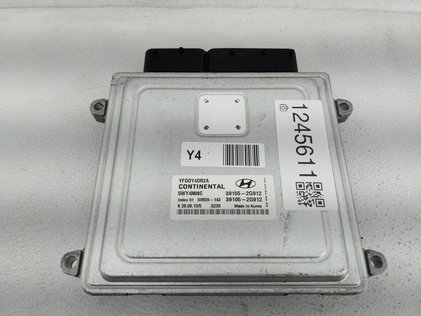 2011-2015 Hyundai Sonata PCM Engine Control Computer ECU ECM PCU OEM P/N:39105-2G912 39155-2G912 Fits OEM Used Auto Parts - 