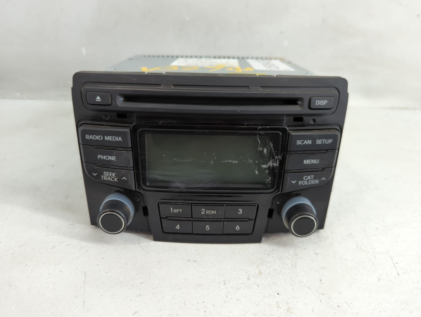 2012-2014 Hyundai Sonata Radio AM FM Cd Player Receiver Replacement P/N:96180-3Q700 Fits Fits 2012 2013 2014 OEM Used Auto P