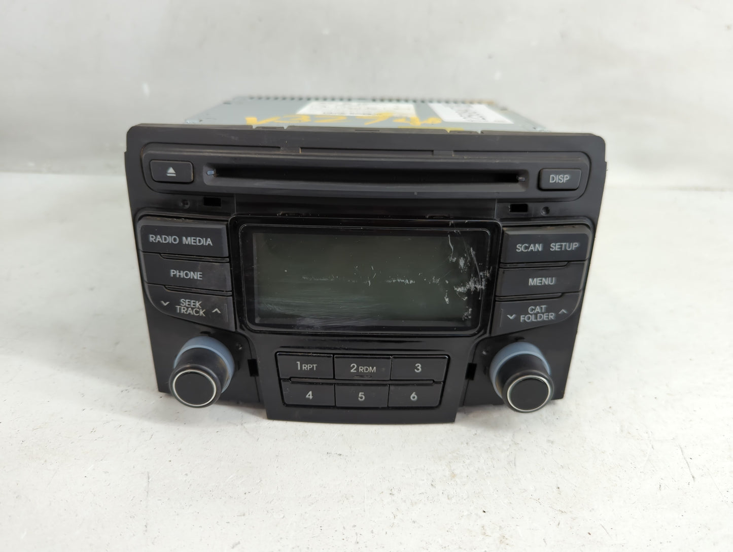2012-2014 Hyundai Sonata Radio AM FM Cd Player Receiver Replacement P/N:96180-3Q700 Fits Fits 2012 2013 2014 OEM Used Auto P
