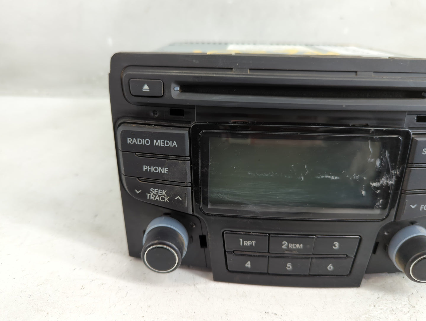 2012-2014 Hyundai Sonata Radio AM FM Cd Player Receiver Replacement P/N:96180-3Q700 Fits Fits 2012 2013 2014 OEM Used Auto P